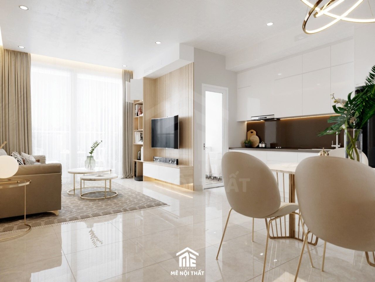 Lối thiết kế liền kề - giải pháp hoàn hảo cho chung cư diện tích nhỏ