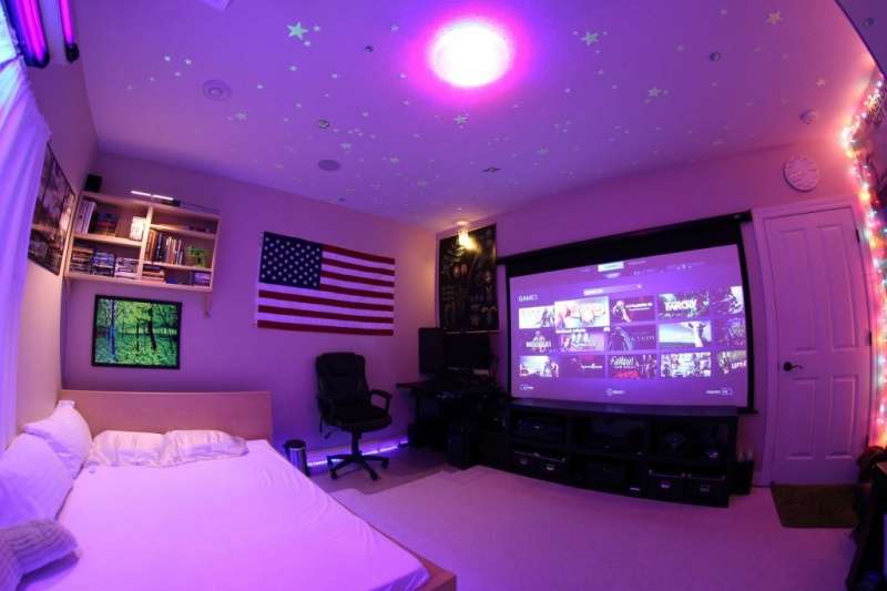 Phòng ngủ gaming thiết kế ấn tượng cho diện tích nhỏ