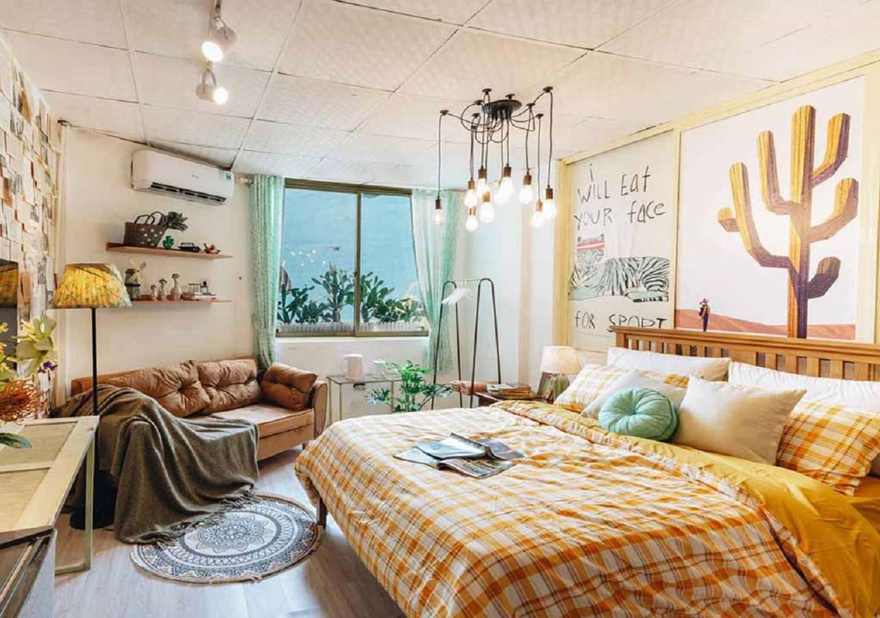 Decor phòng ngủ vintage mang đến sự ấm áp và thoải mái