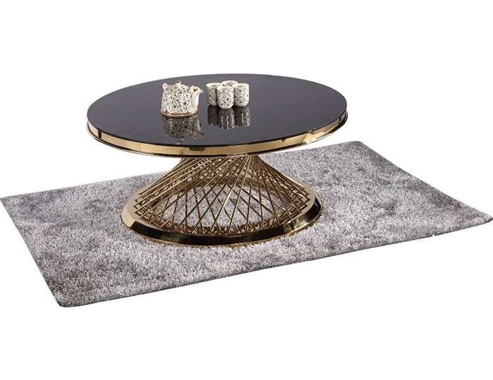 Một mẫu thiết kế bàn trà hình tròn độc đáo