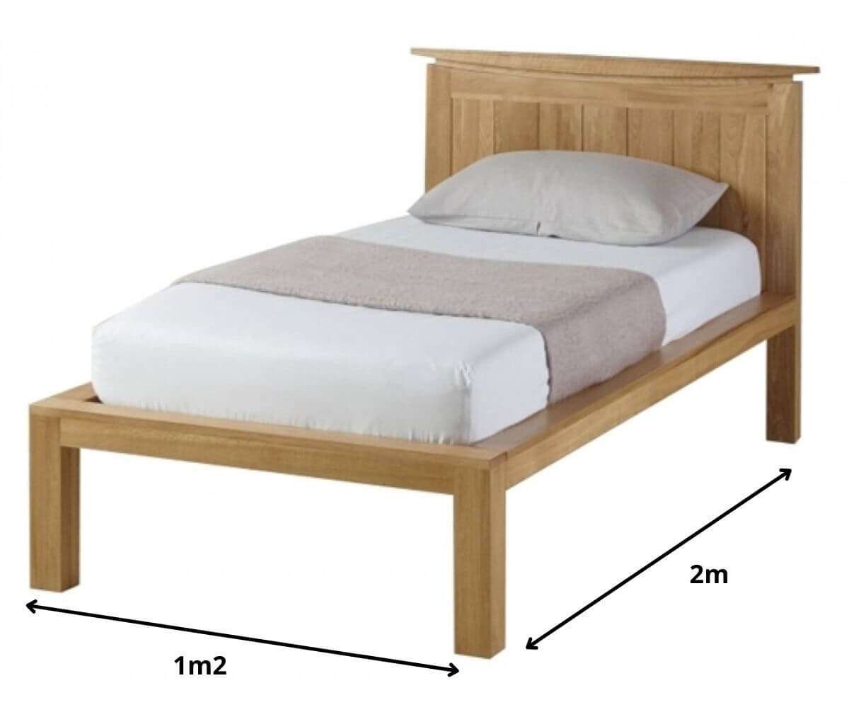 Mẫu giường đơn tiêu chuẩn khách sạn
