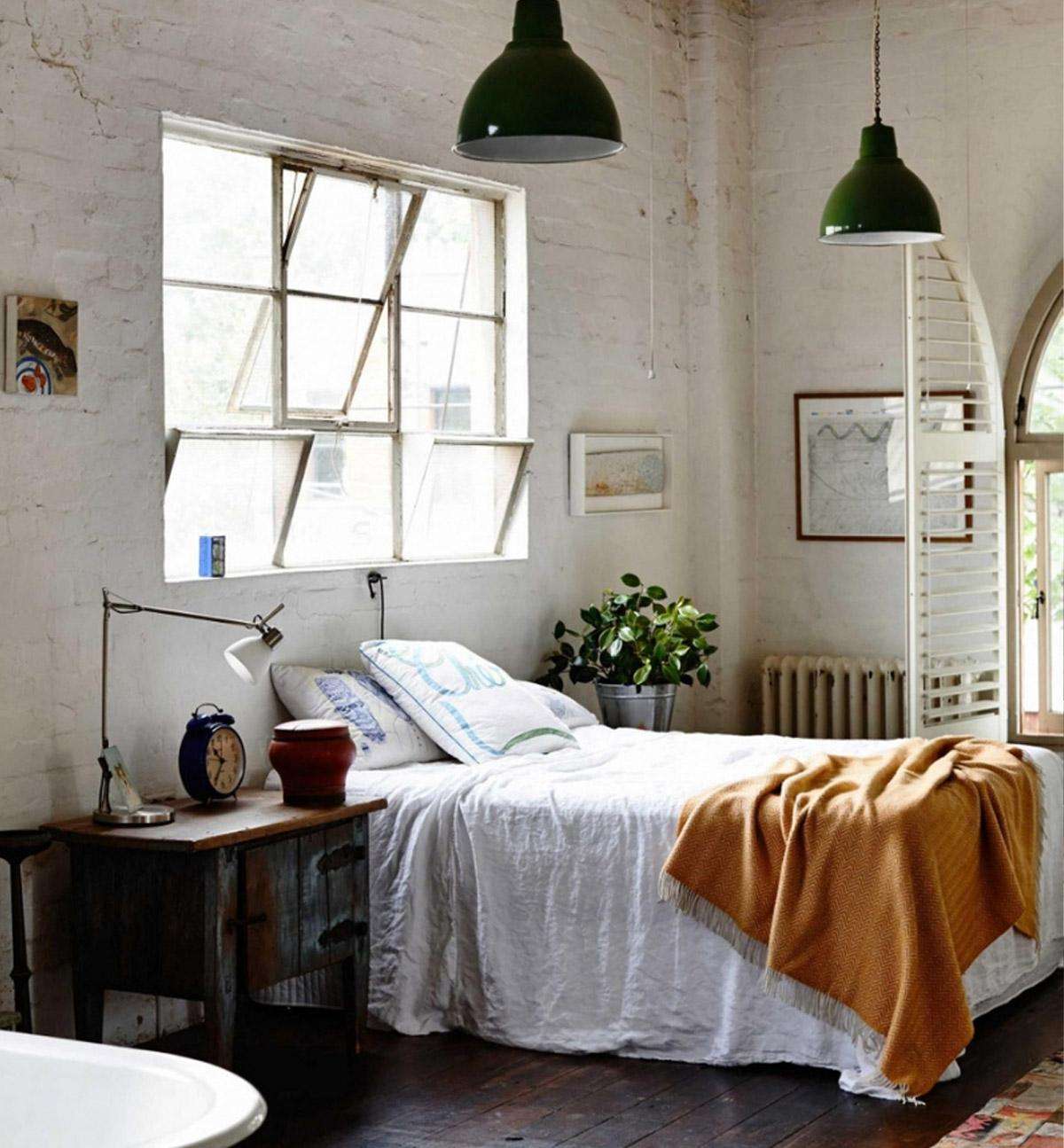 Phòng ngủ mang đậm phong cách nội thất Vintage trong từng chi tiết