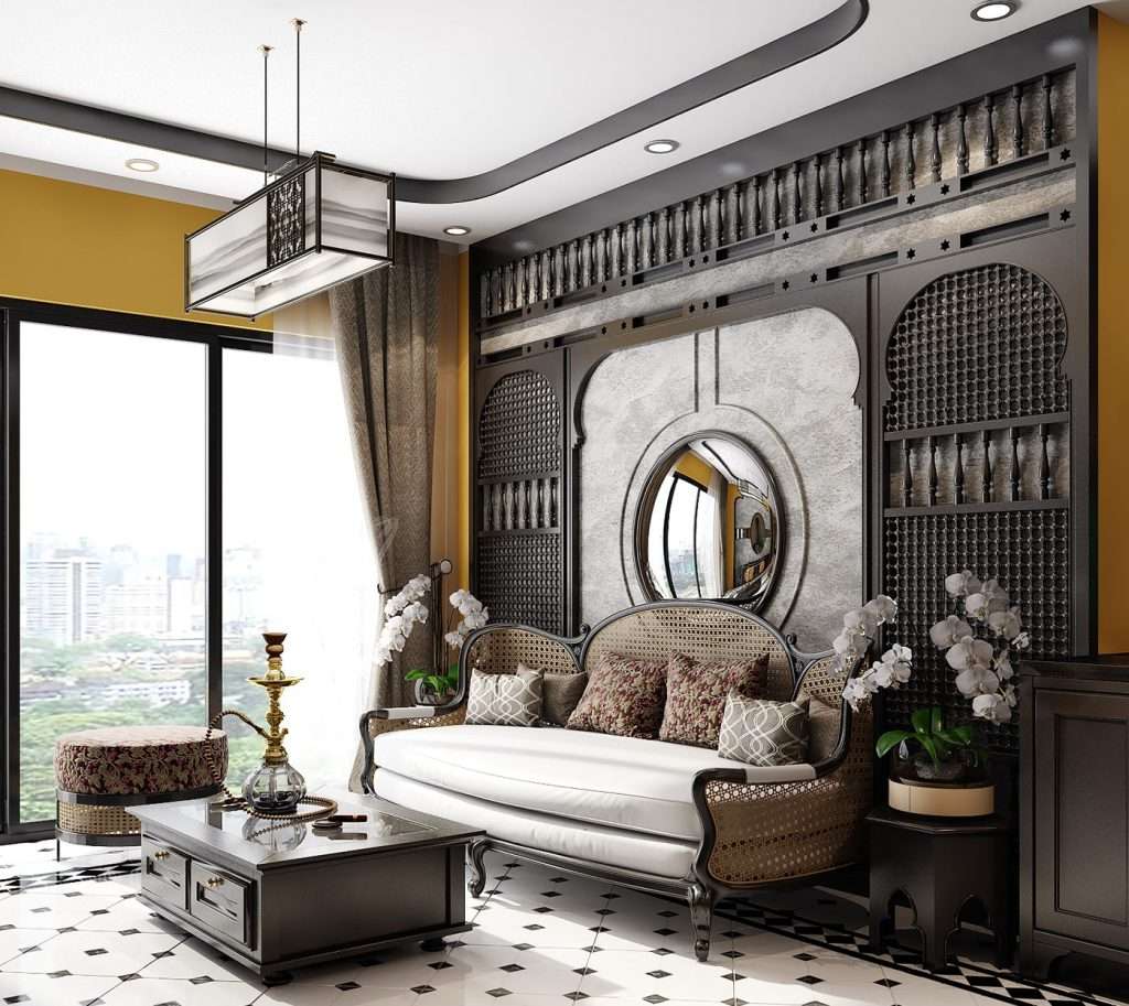 Những món đồ nội thất gỗ làm gia tăng điểm cuốn hút của phong cách thiết kế nội thất Indochine