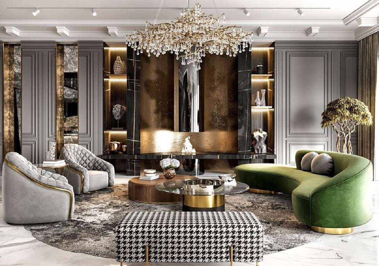 Phong cách nội thất Luxury đại diện cho sự vương giả, giàu có