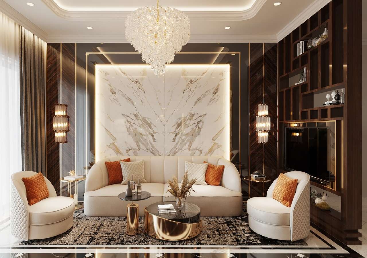 Vẻ đẹp Luxury được phô bày một cách khéo léo thông qua nội thất và chất liệu