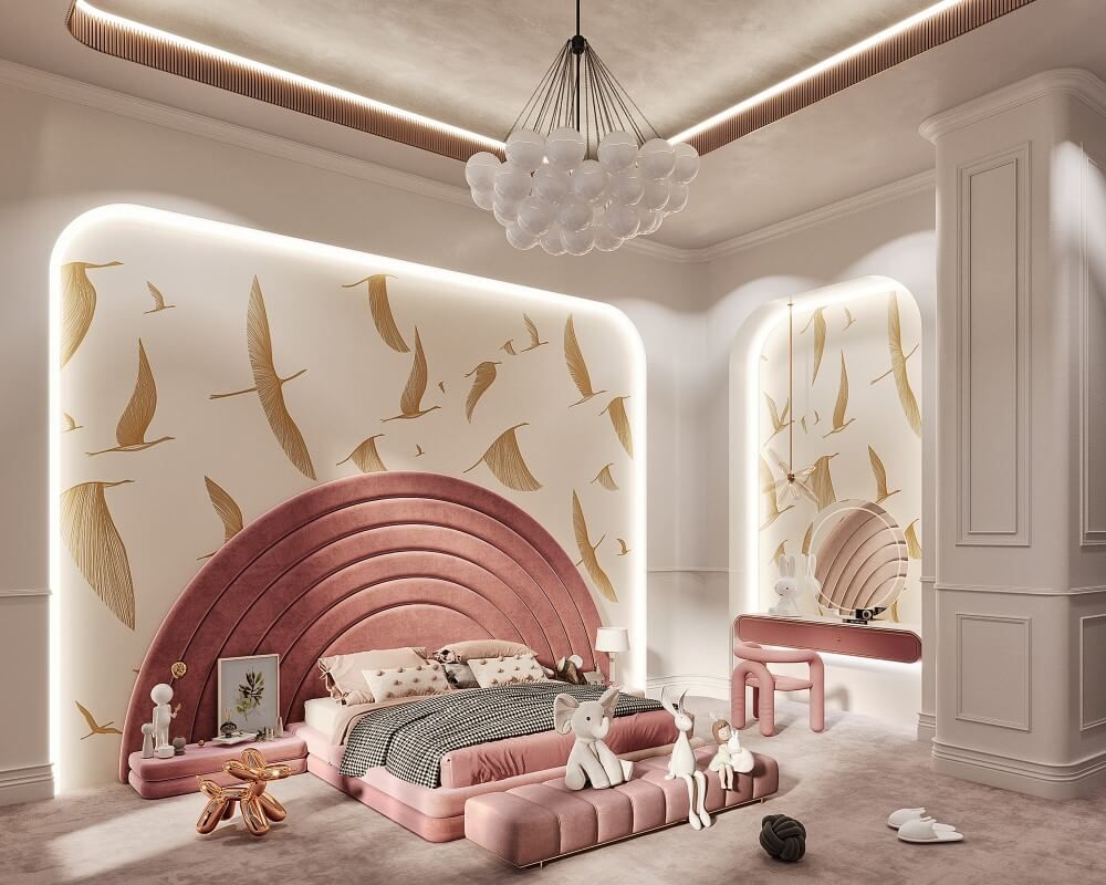Ý nghĩa của việc trang trí phòng ngủ màu hồng