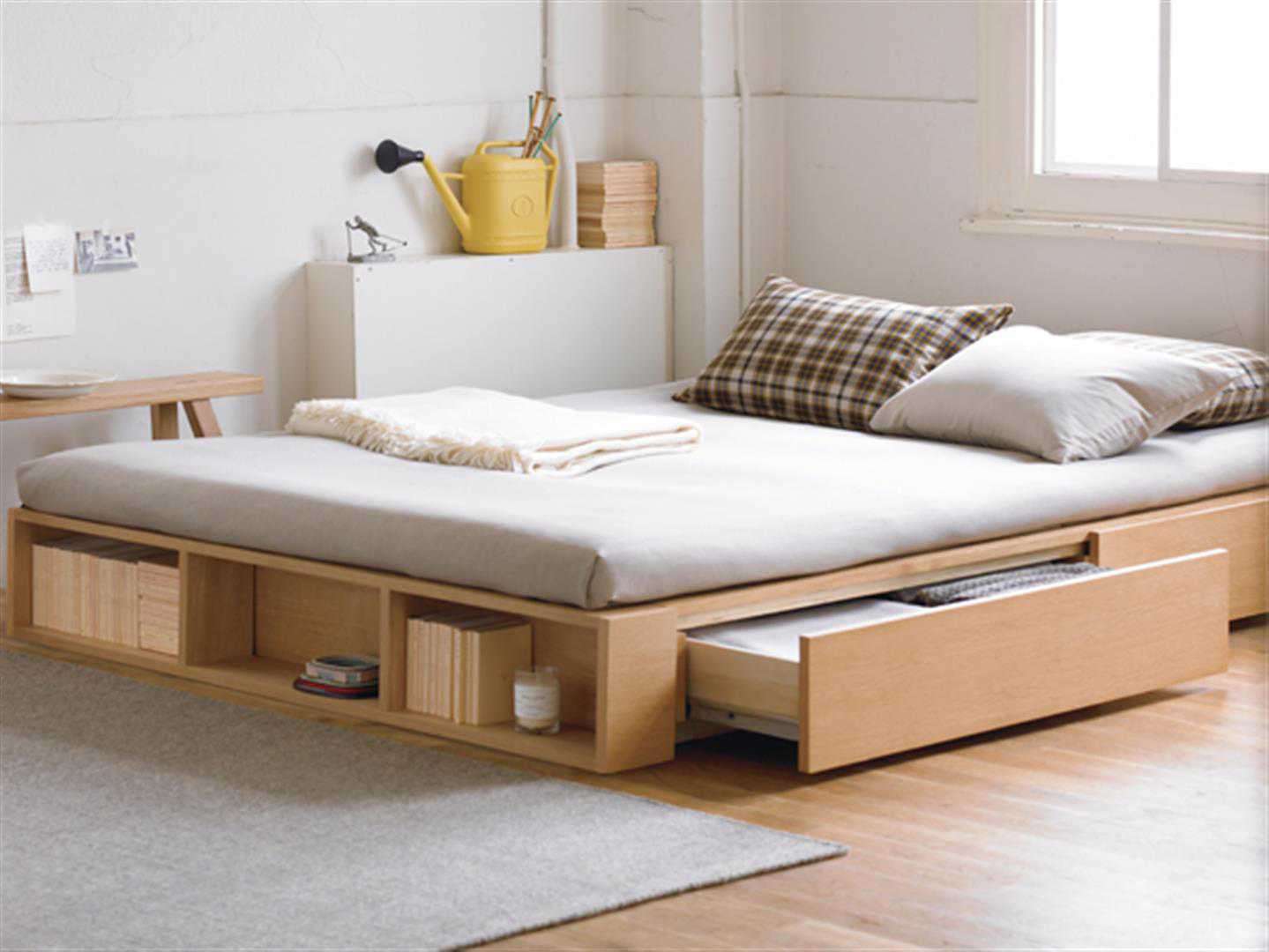 Chọn giường ngủ tích hợp ngăn kéo là lựa chọn thông minh giúp lưu trữ đồ đạc một cách tiện ích