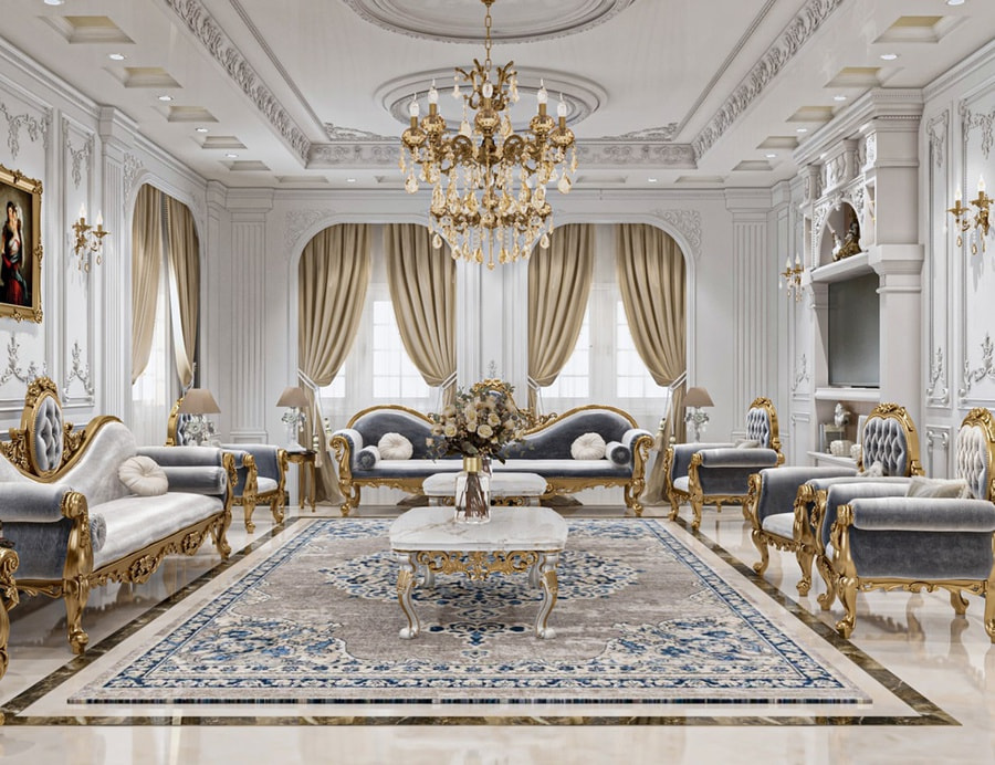 Phong cách châu Âu cổ điển là gì? Đặc trưng & mẫu nội thất