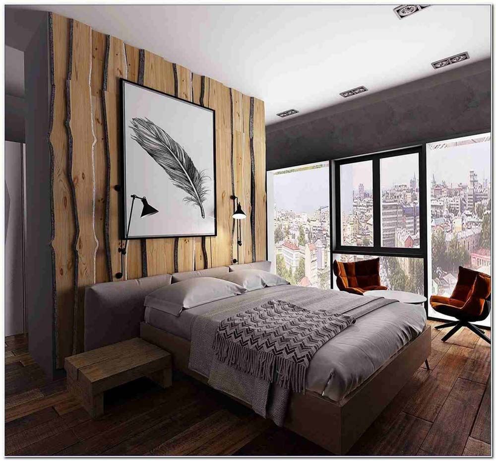 Thiết kế phòng ngủ Rustic thường tạo sự ấm cúng và thoải mái bằng cách sử dụng các vật liệu tự nhiên và trang trí tinh tế