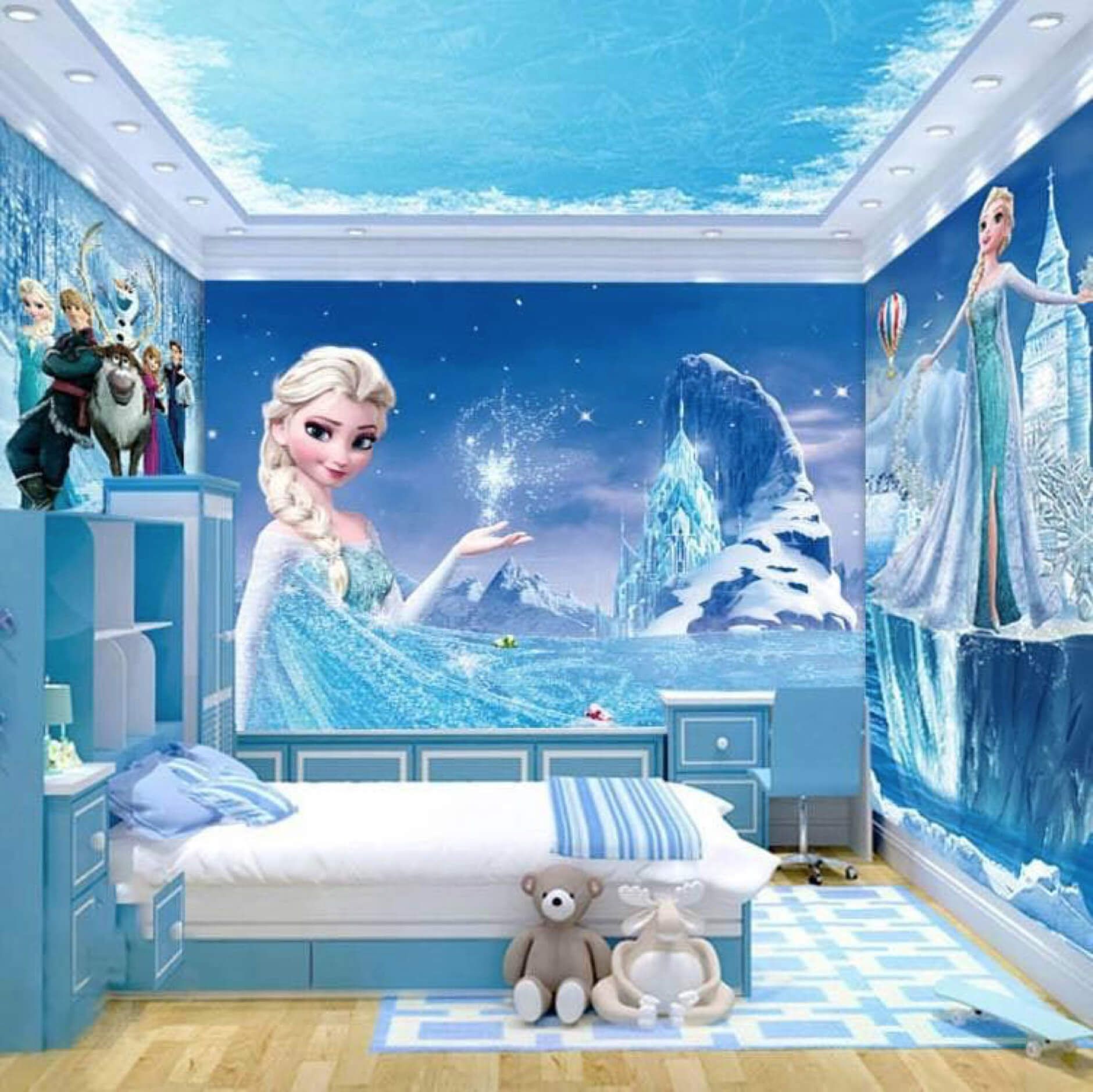 Mẫu 4: Phòng ngủ với chủ đề đại dương