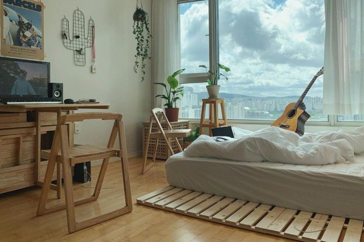 Dù là phong cách nào đi nữa phòng ngủ rất nên thiết kế có cửa sổ để đảm bảo sự thông thoáng