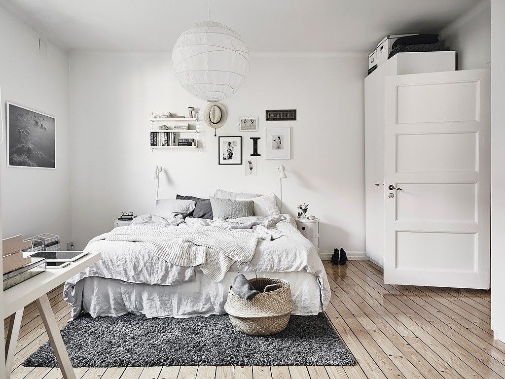 Phòng ngủ 15m2 phong cách Skandi, đơn giản và tinh tế, tạo không gian sống thanh lịch và ấm cúng