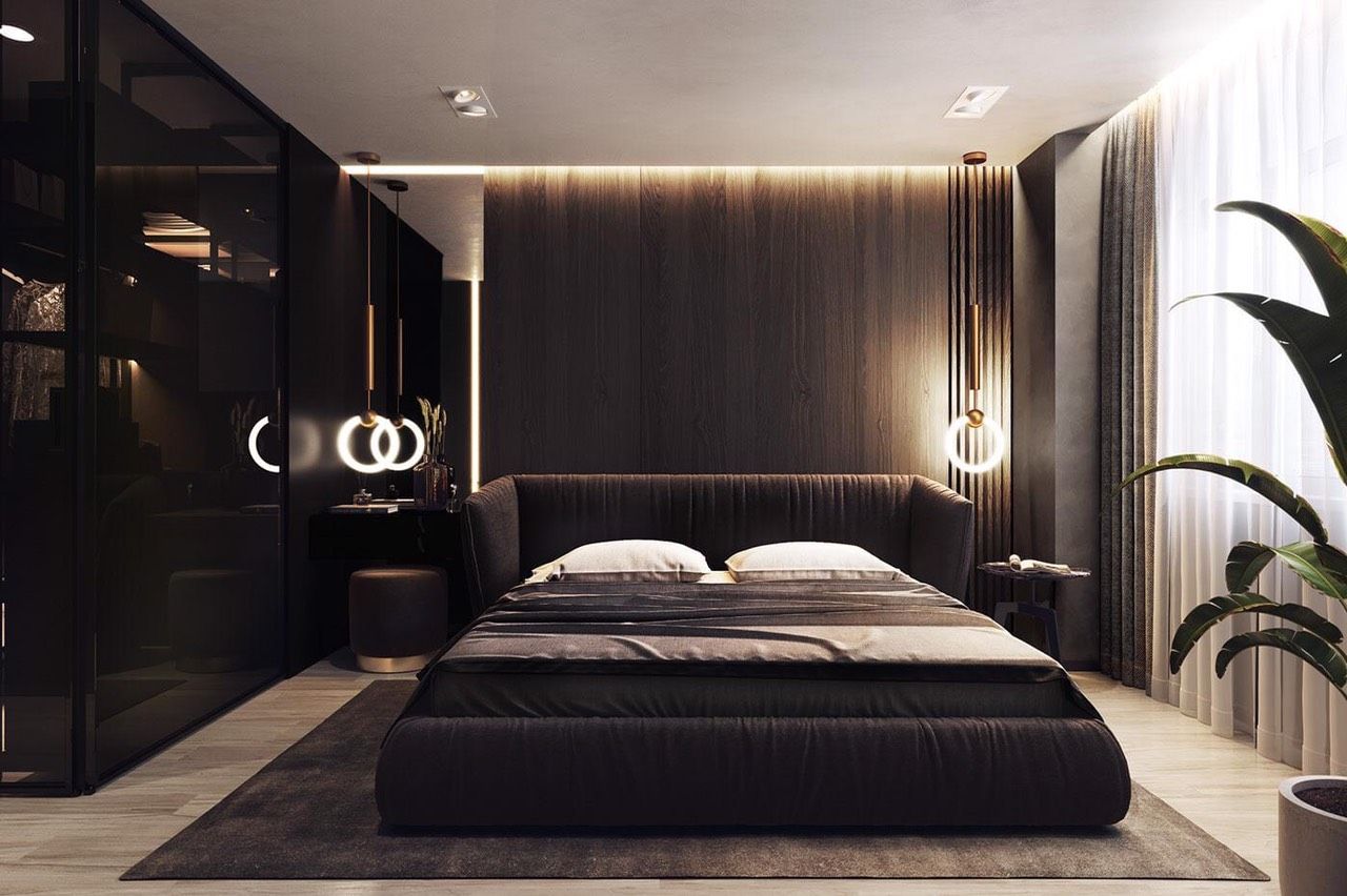 Phòng ngủ 15m2 với thiết kế tiện nghi, mang đến không gian hiện đại và tiện dụng