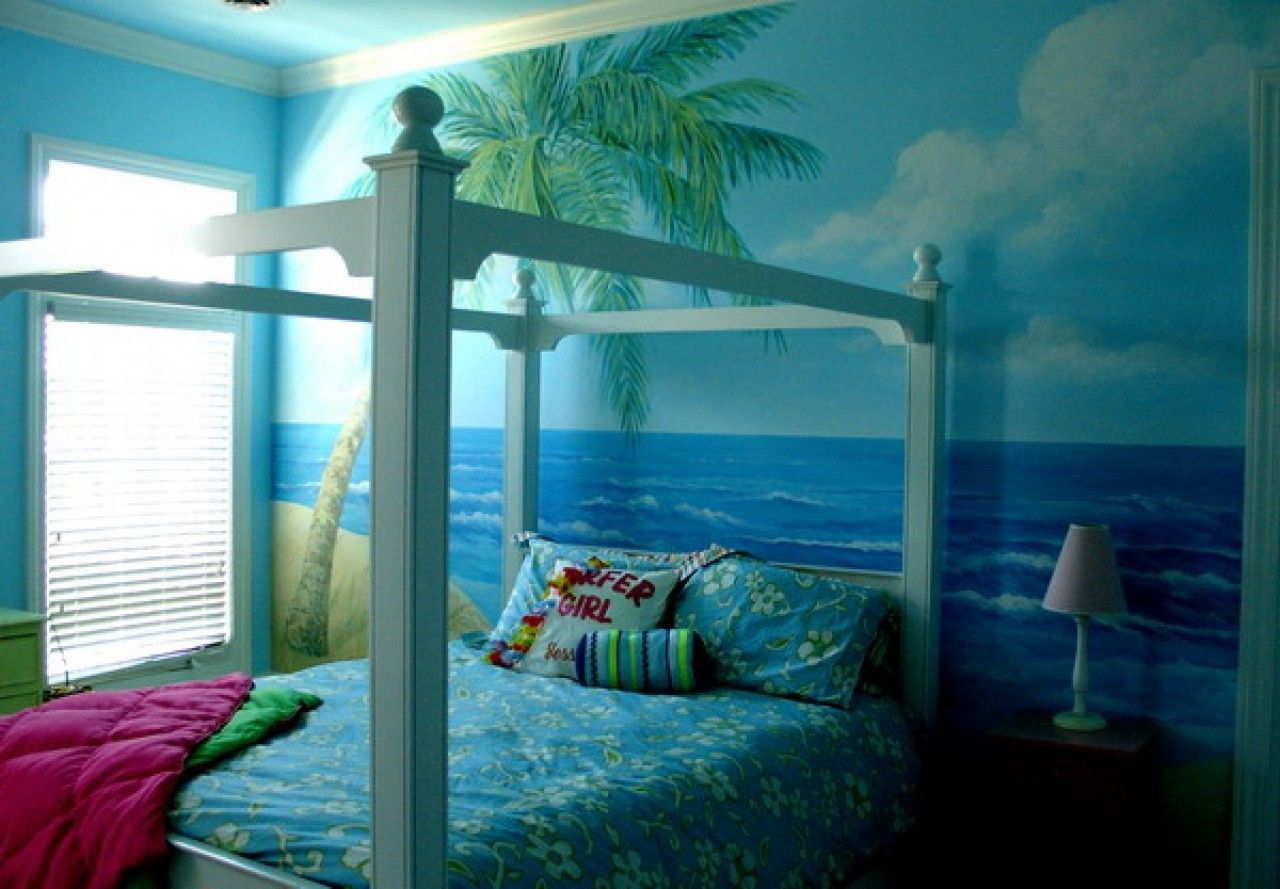 Không gian phòng ngủ ấn tượng lấy cảm hứng thiết kế từ biển đảo