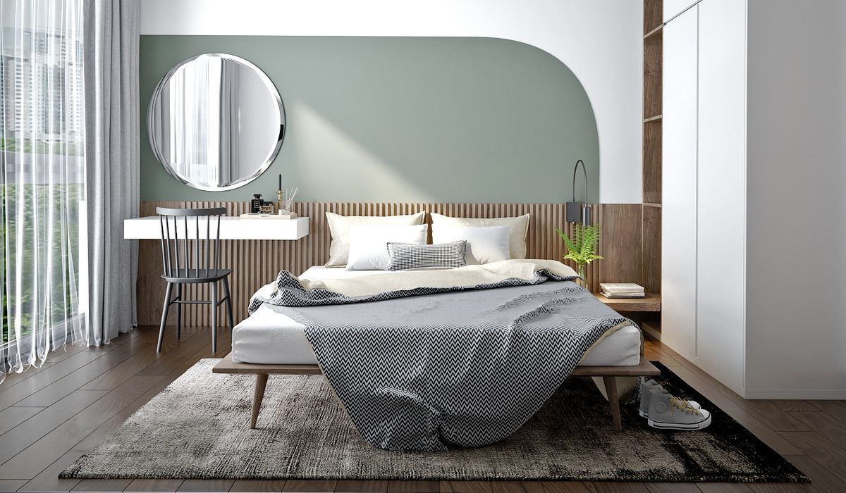 Rèm là một trong những món trang trí nội thất phòng ngủ đơn giản mà ấn tượng