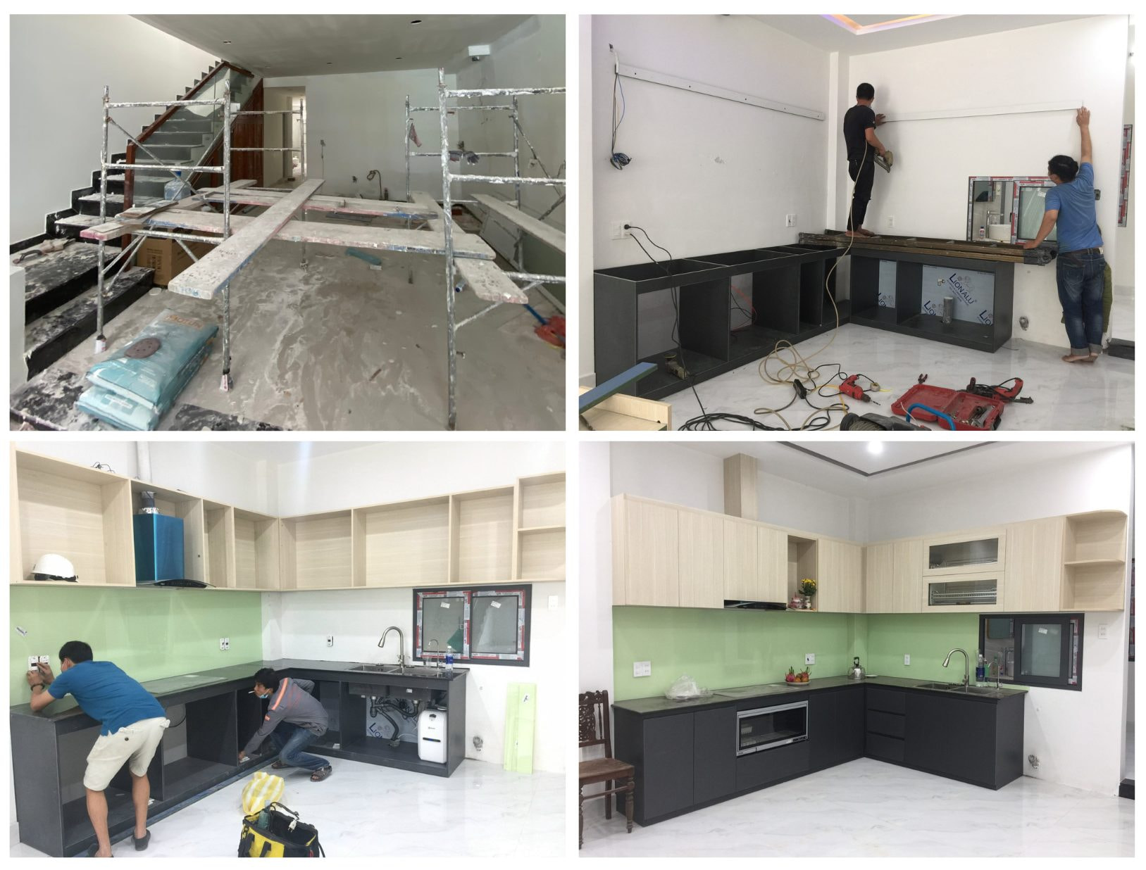 thiết kế và thi công cải tạo nhà bếp