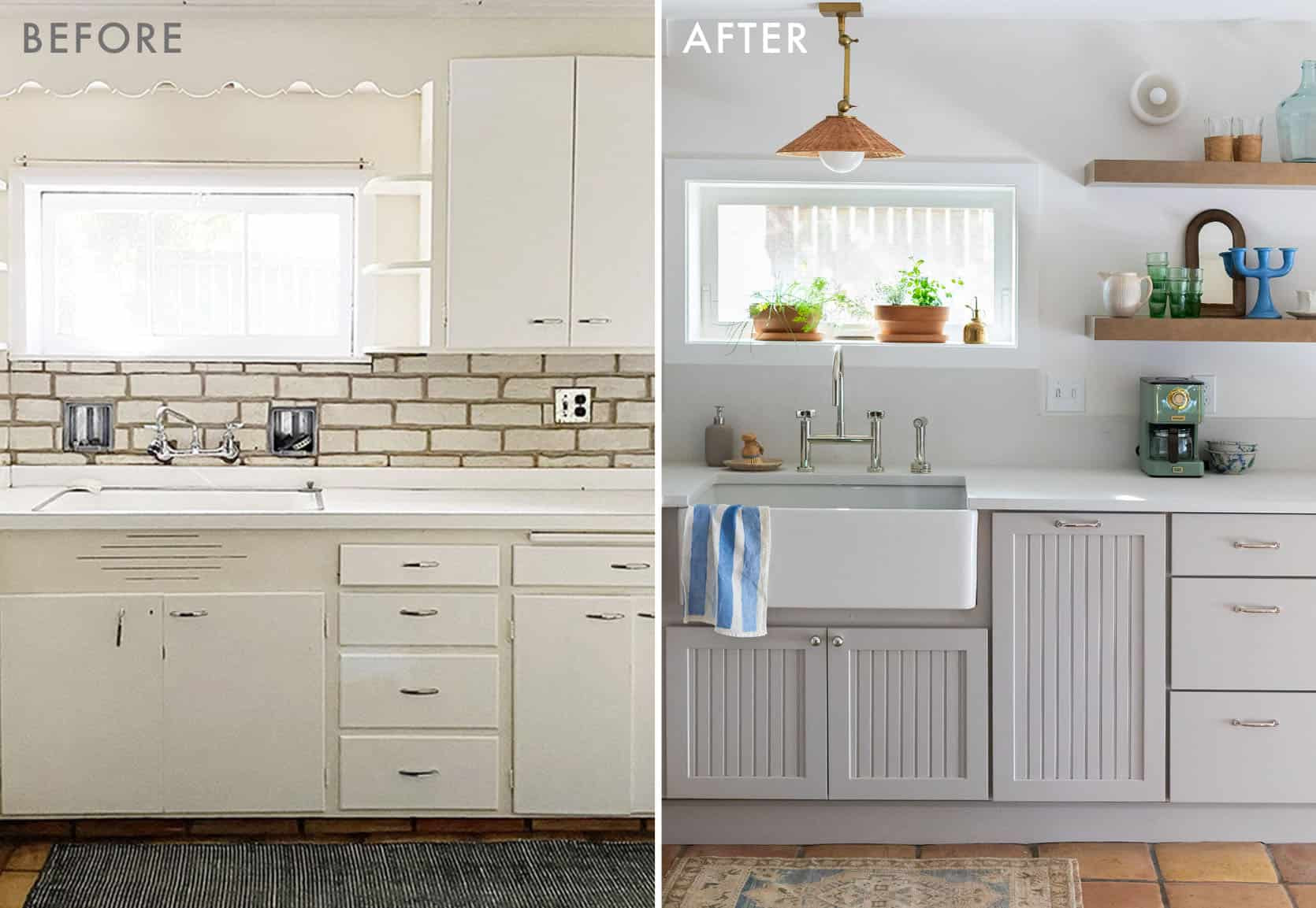 Màu trắng khiến phòng bếp dễ bị ố vàng