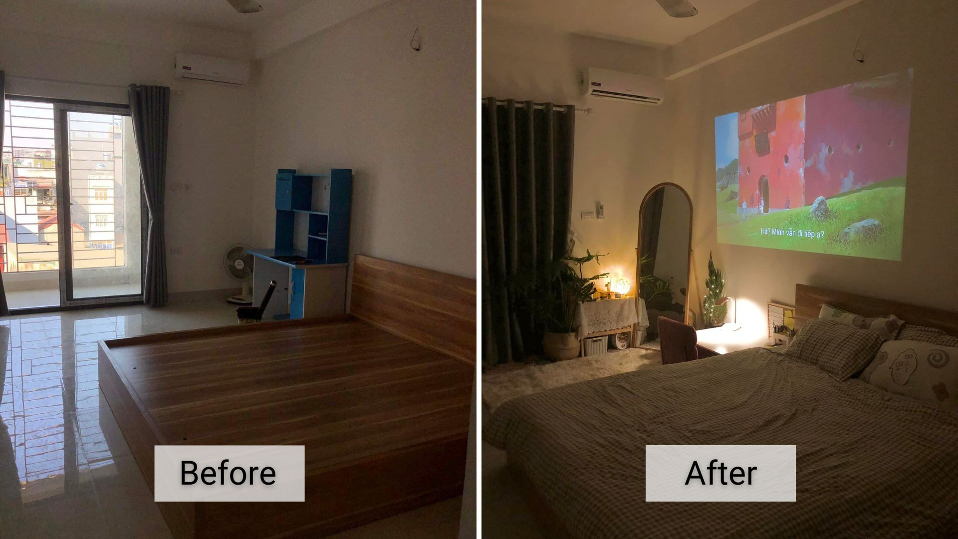 sử dụng thêm các phụ kiện cho phòng ngủ sinh động hơn