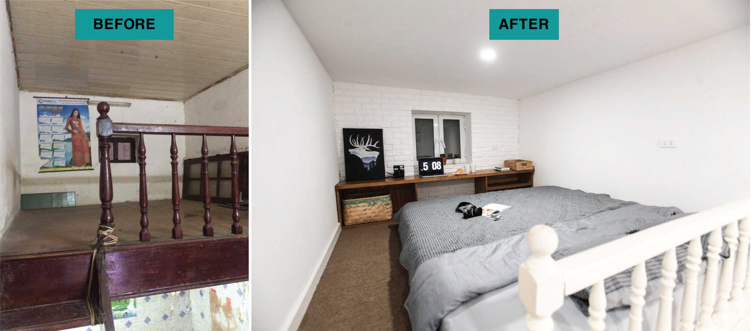 Cải tạo phòng ngủ với nội thất đa năng