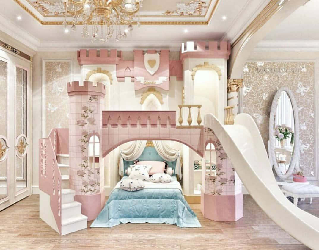 Giường tầng lâu đài phong cách cổ điển