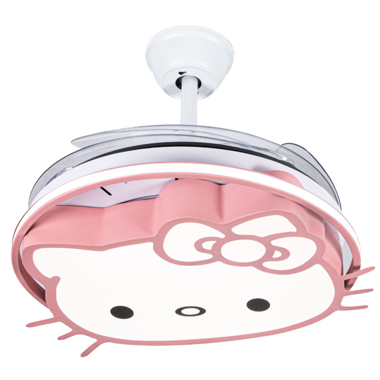 Sử dụng quạt trần được trang trí họa tiết hello kitty dễ thương