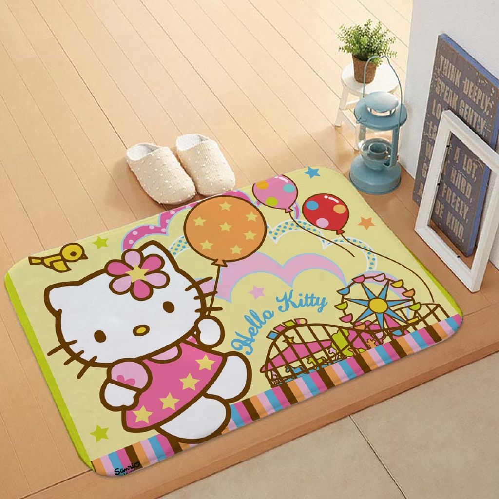 Thảm trải sàn chủ đề Hello Kitty cho bé