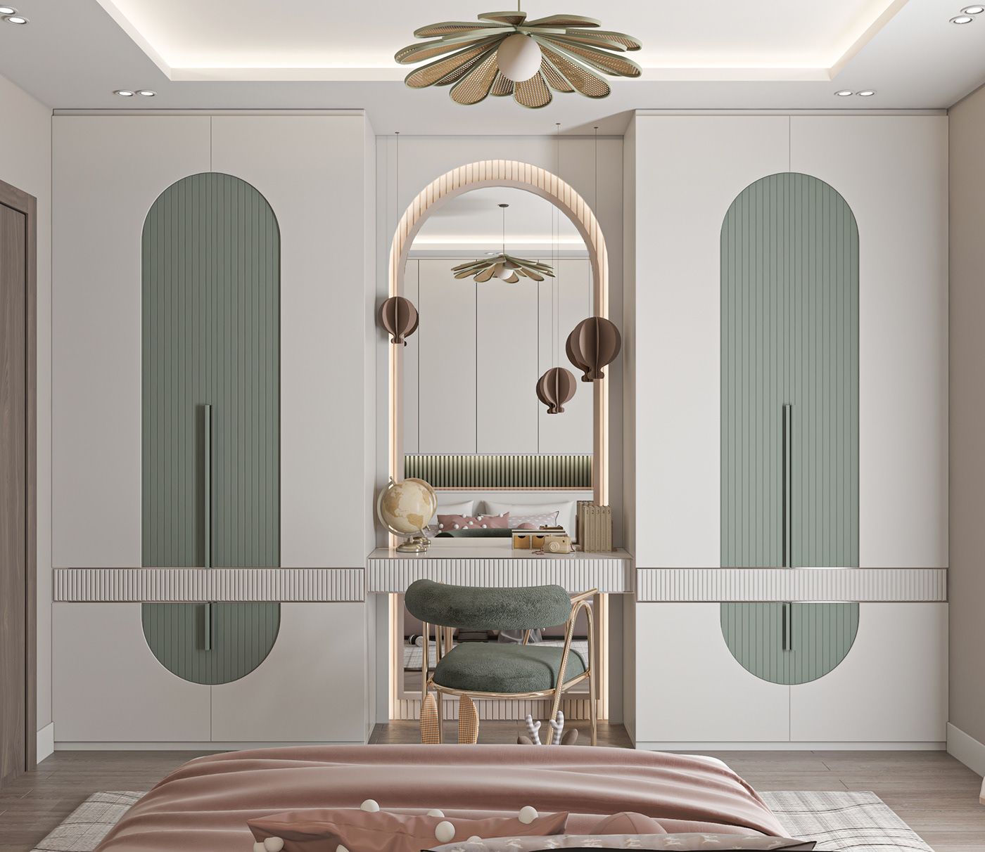 #10 Ý tưởng thiết kế nội thất phòng ngủ nhỏ 8m2 "đẹp như mơ"