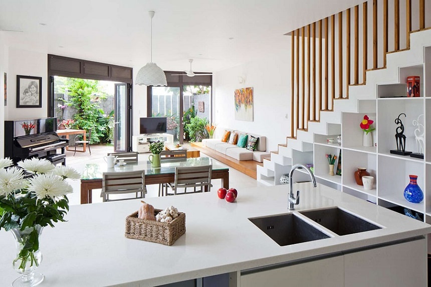 8 Ý tưởng trang trí gầm cầu thang cực đẹp mắt - tiện nghi 24 Trang trí gầm cầu thang hợp phong thủy