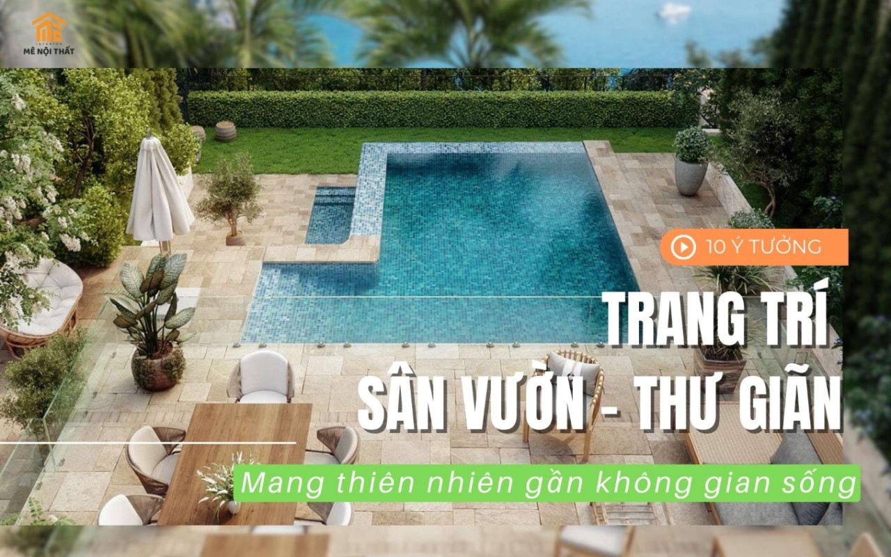 trang tri san vuon