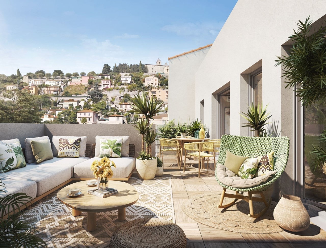 Ứng dụng phong cách Contemporary cho ban công nhà ở 