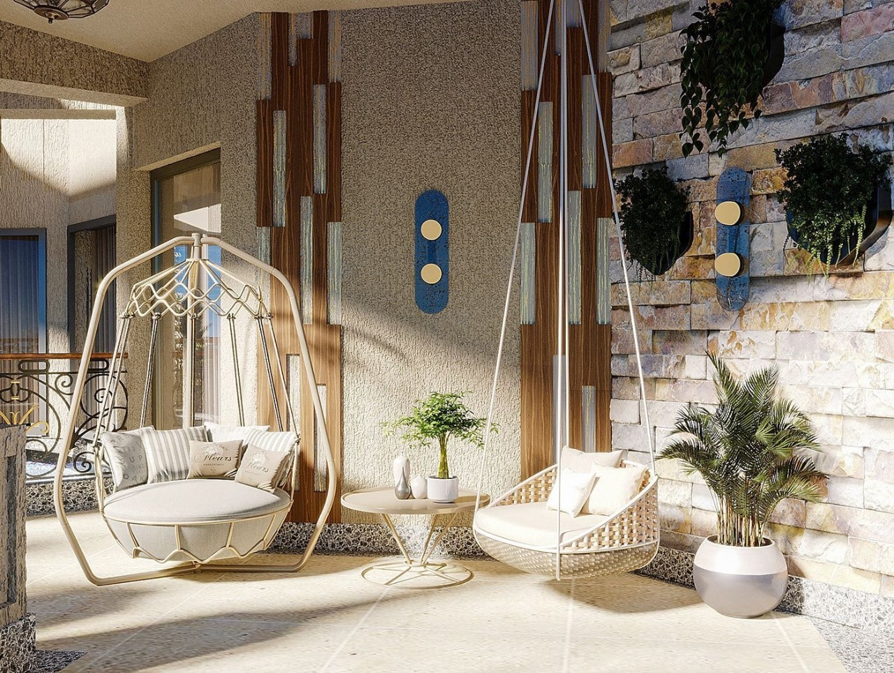 Phong cách Bắc Âu nhẹ nhàng cho ban công nhà phố