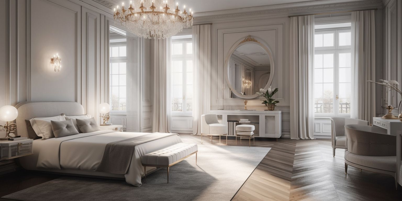 Phòng ngủ rộng lớn cho chủ nhân biệt thự