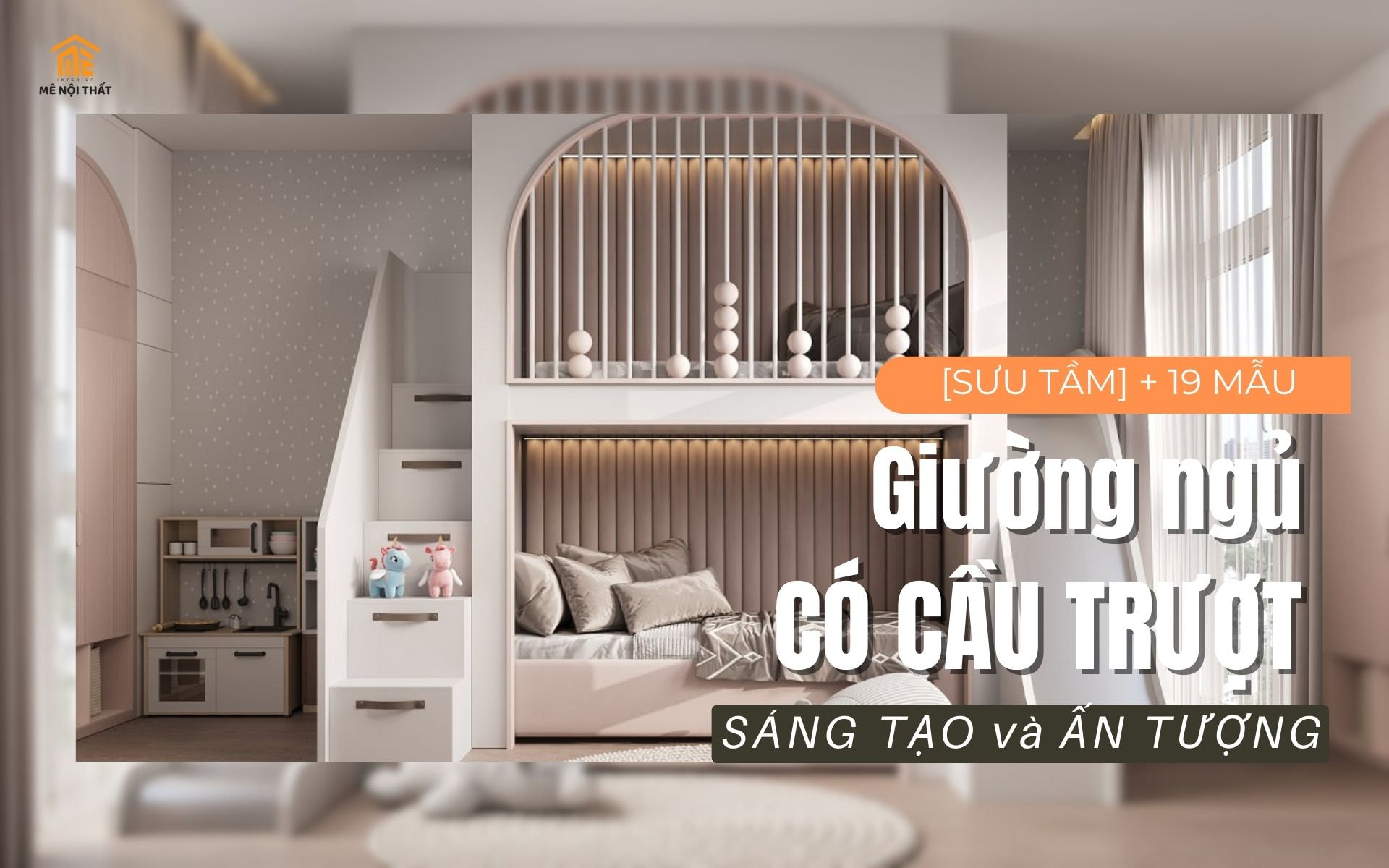 giường tầng có cầu trượt