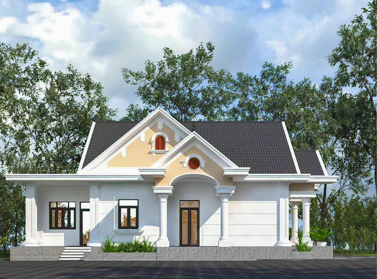 Nhà mái thái diện tích 60m2