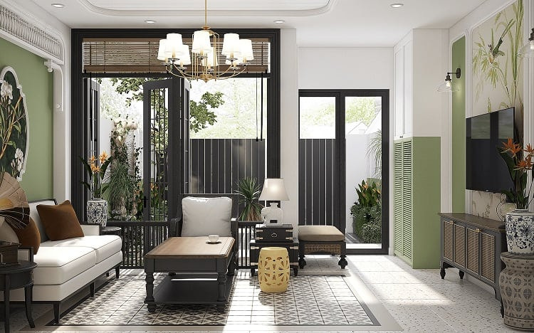 nha pho phong cach indochine toi uu cong nang 1