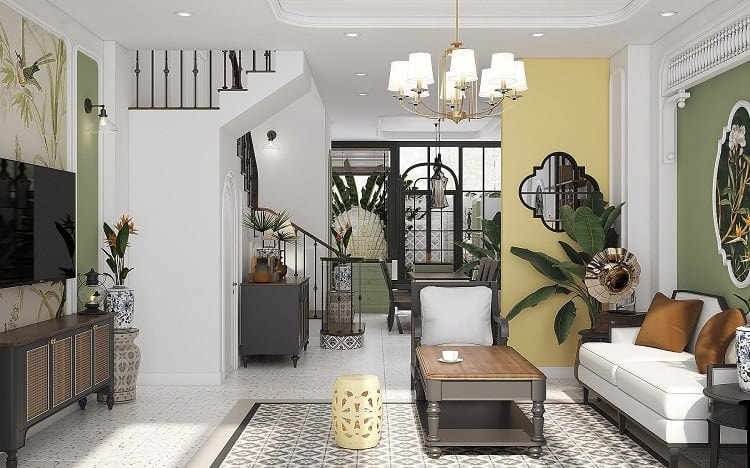 nha pho phong cach indochine toi uu cong nang 3