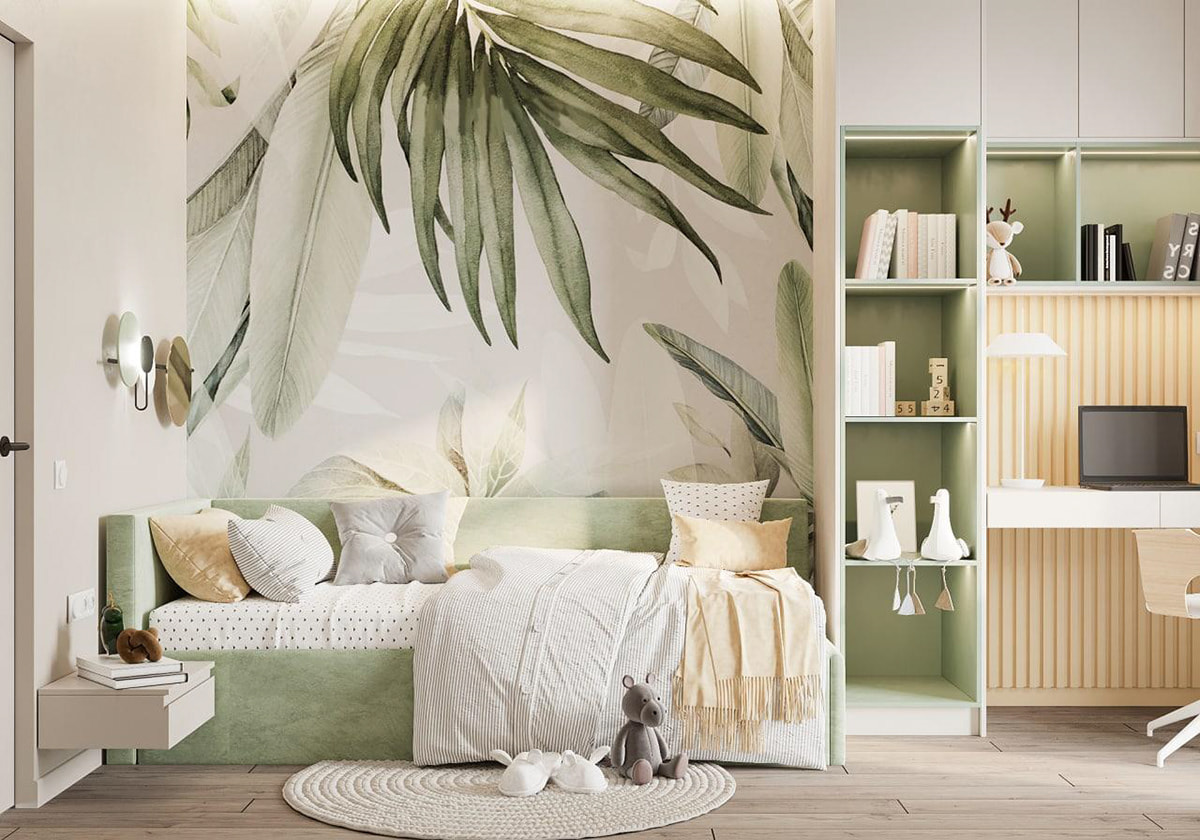 Bố trí dùng kệ đồ tạo sự ngăn nắp