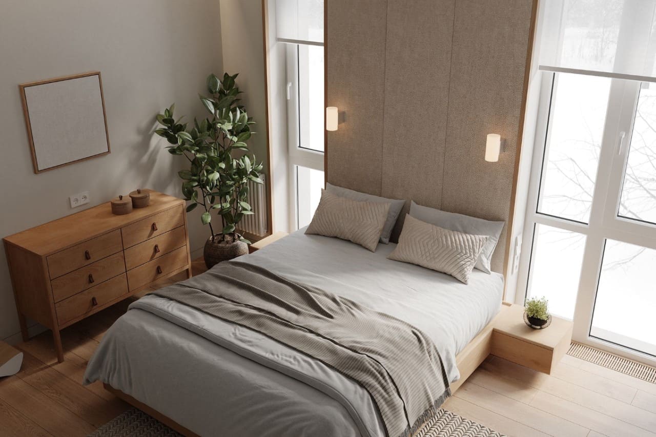 Phòng ngủ phong cách vintage