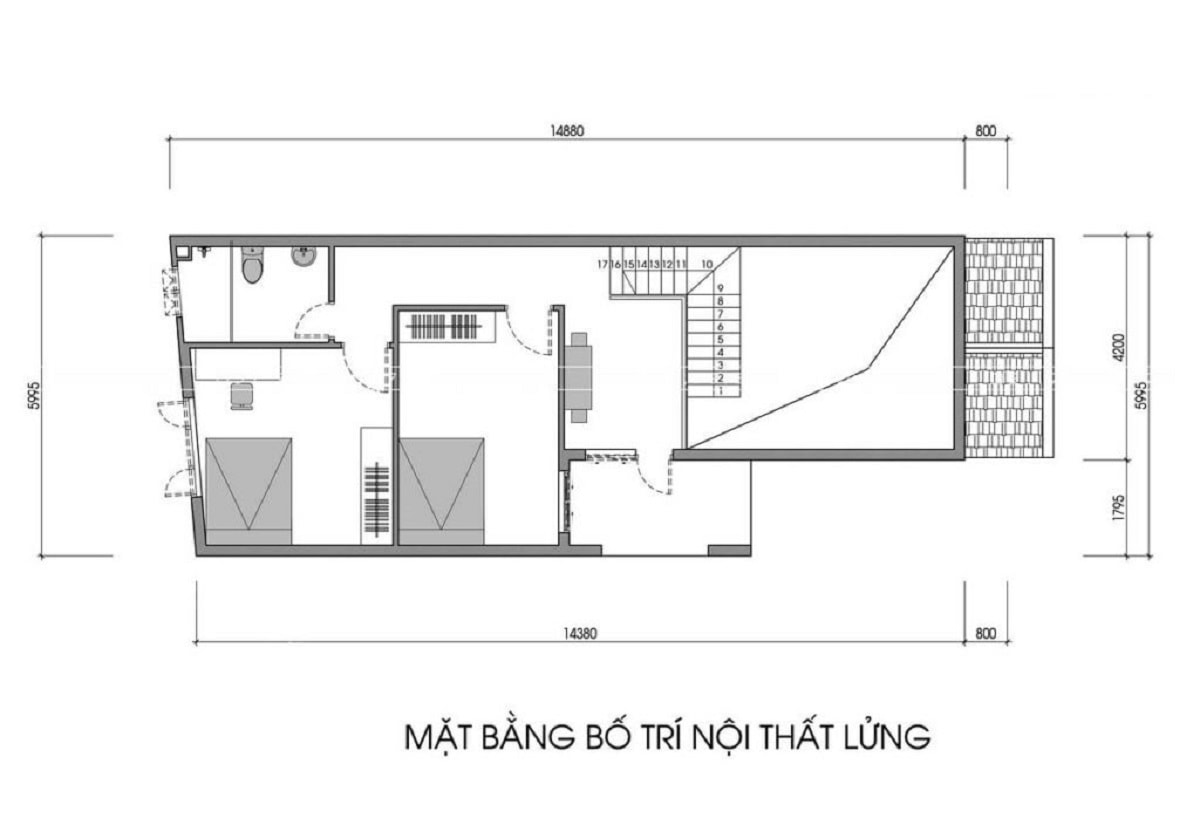 Mặt bằng gác lửng