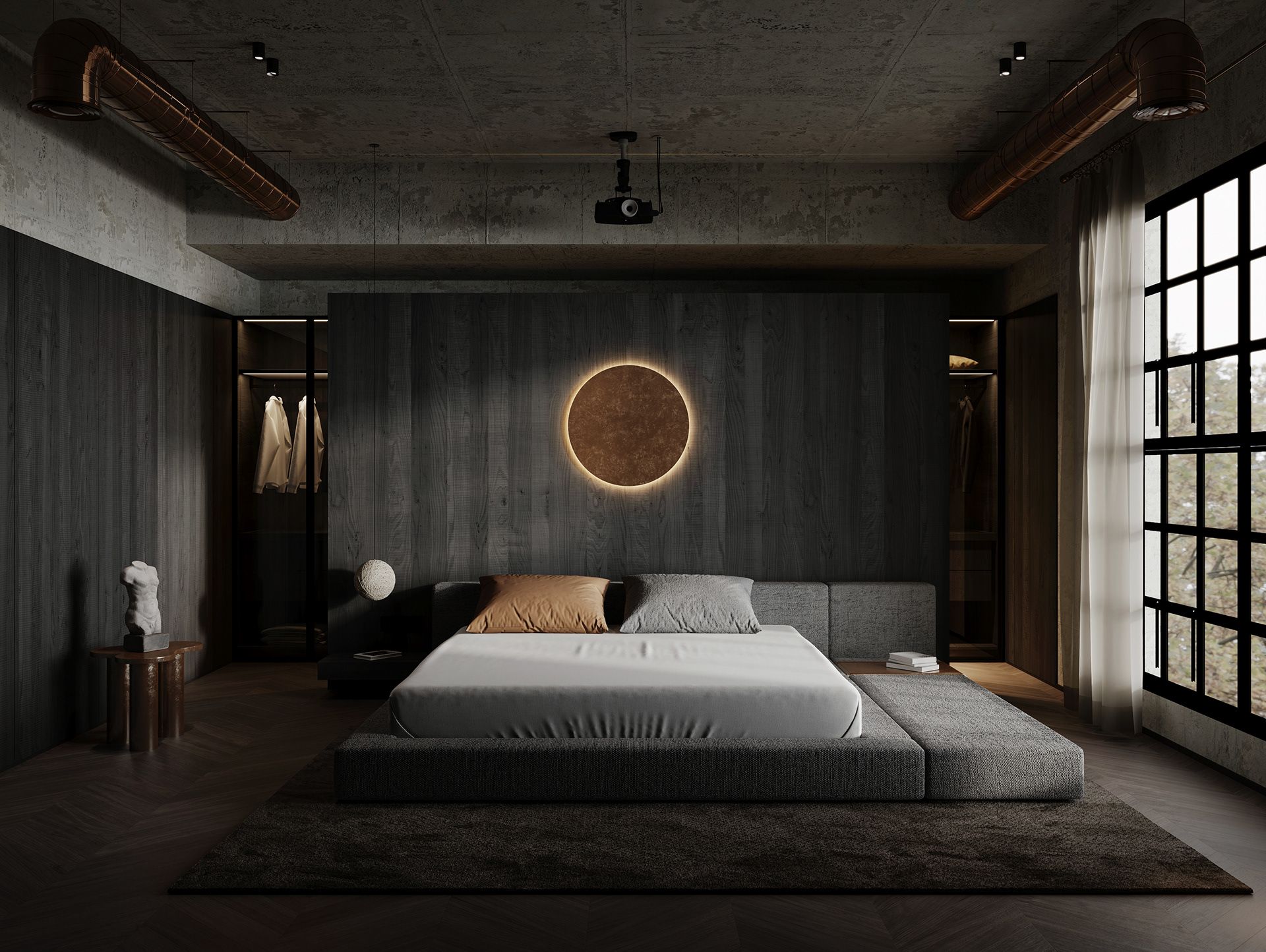 Phòng ngủ sử dụng giường bệt đúng "chuẩn" hơi hướng Japandi 