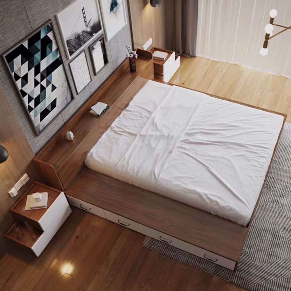 Giường bệt đa năng sẽ giúp bạn có nhiều không gian lưu trữ Giường bệt đa năng sẽ giúp bạn có nhiều không gian lưu trữ