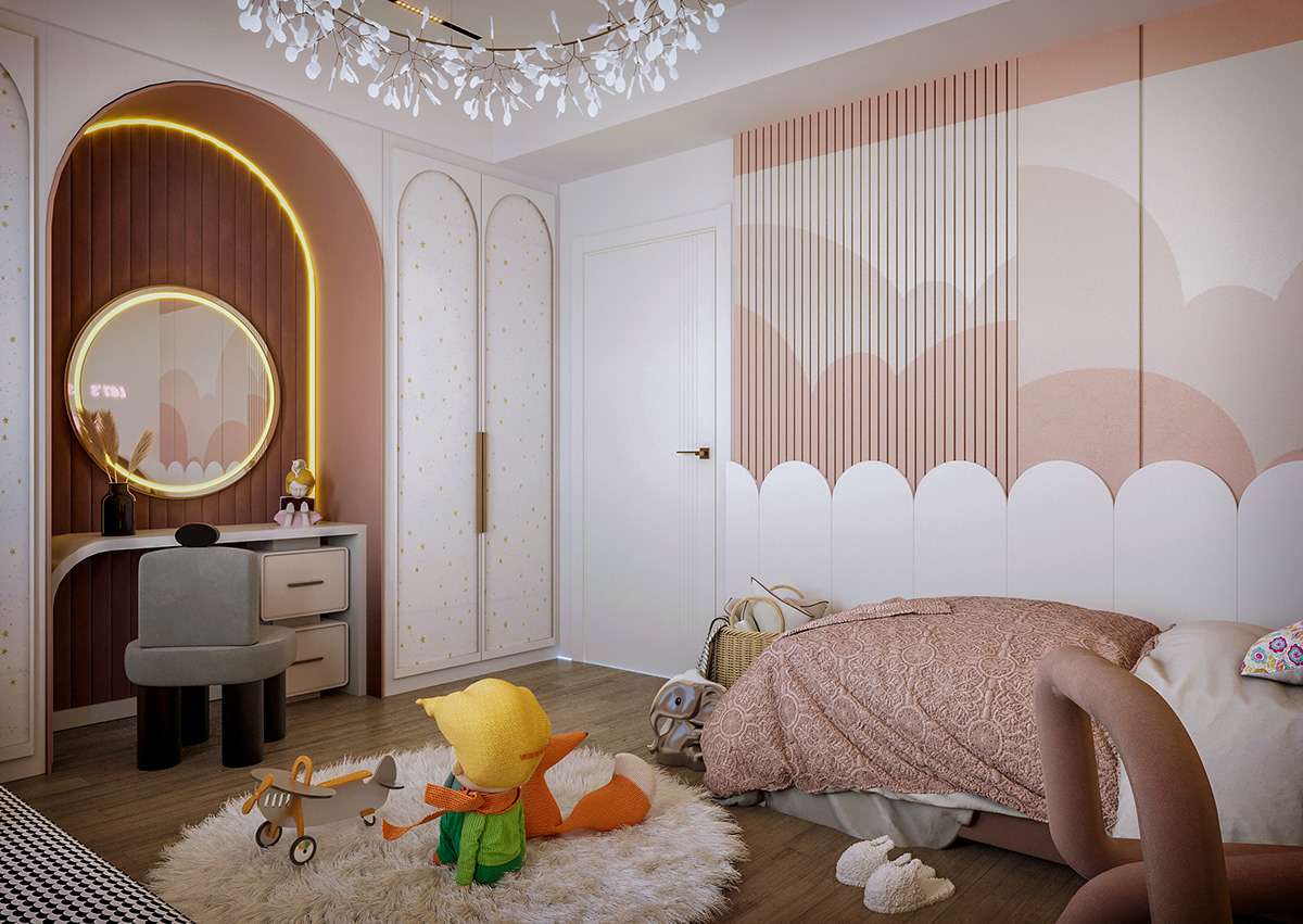 Mẫu 10: Phòng ngủ này sẽ phù hợp với những bé gái 15 tuổi nhẹ nhàng  Mẫu 10: Phòng ngủ này sẽ phù hợp với những bé gái 15 tuổi nhẹ nhàng