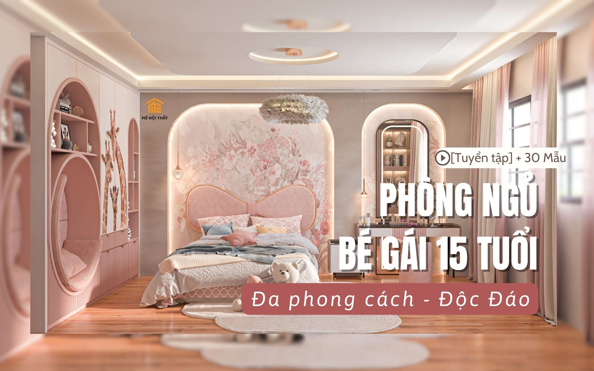 phong ngu dep cho be gai 15 tuoi (2)