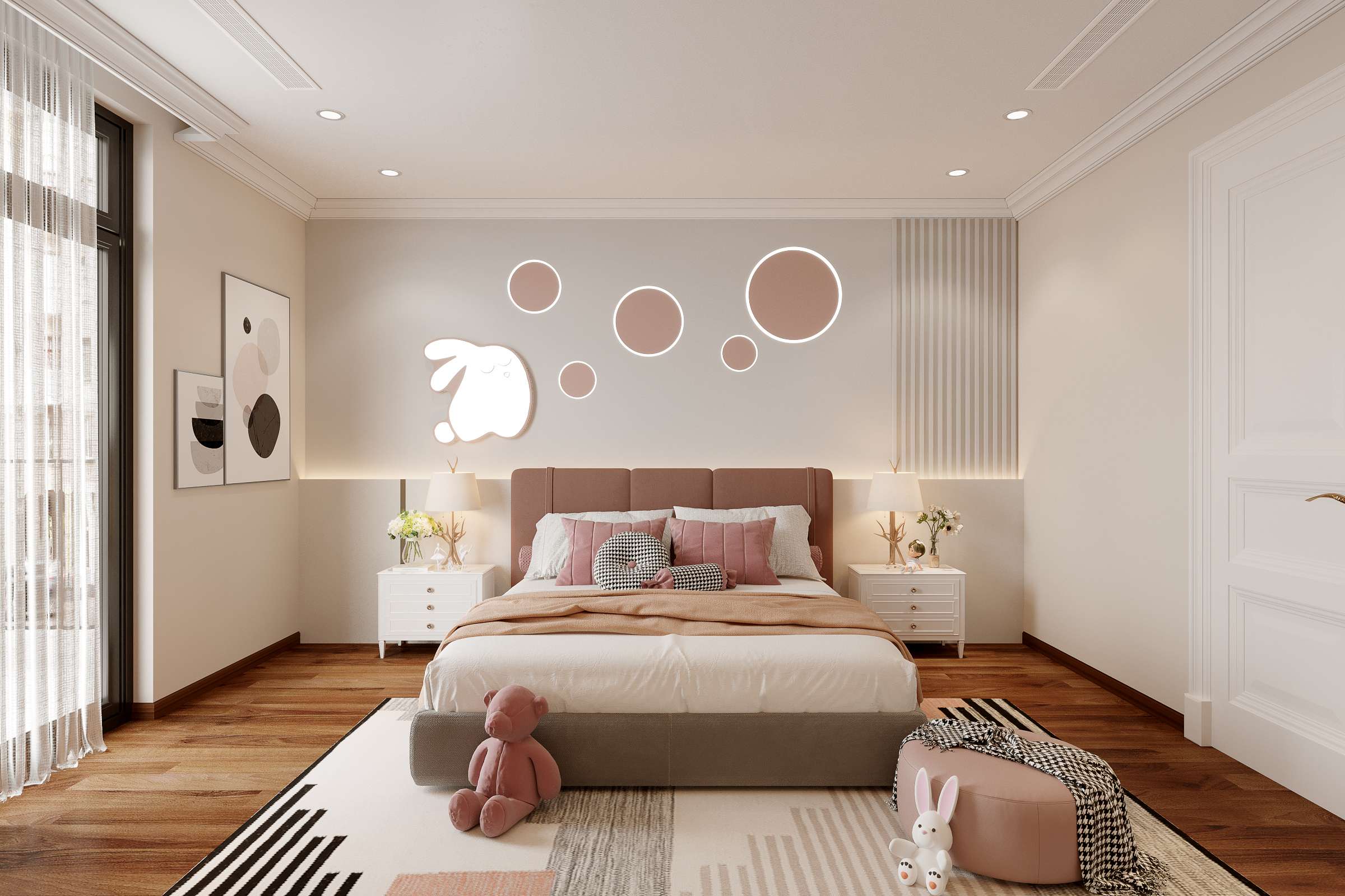 Mẫu 21: Nội thất hiện đại đủ đầy tiện nghi cho bé sinh hoạt Mẫu 21: Nội thất hiện đại đủ đầy tiện nghi cho bé sinh hoạt