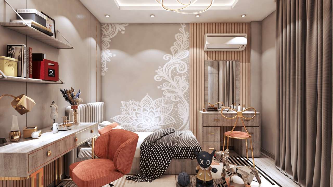 Mẫu 30: Nội thất cao cấp từ gỗ công nghiệp kết hợp thêm các đường ron rực rỡ Mẫu 30: Nội thất cao cấp từ gỗ công nghiệp kết hợp thêm các đường ron rực rỡ