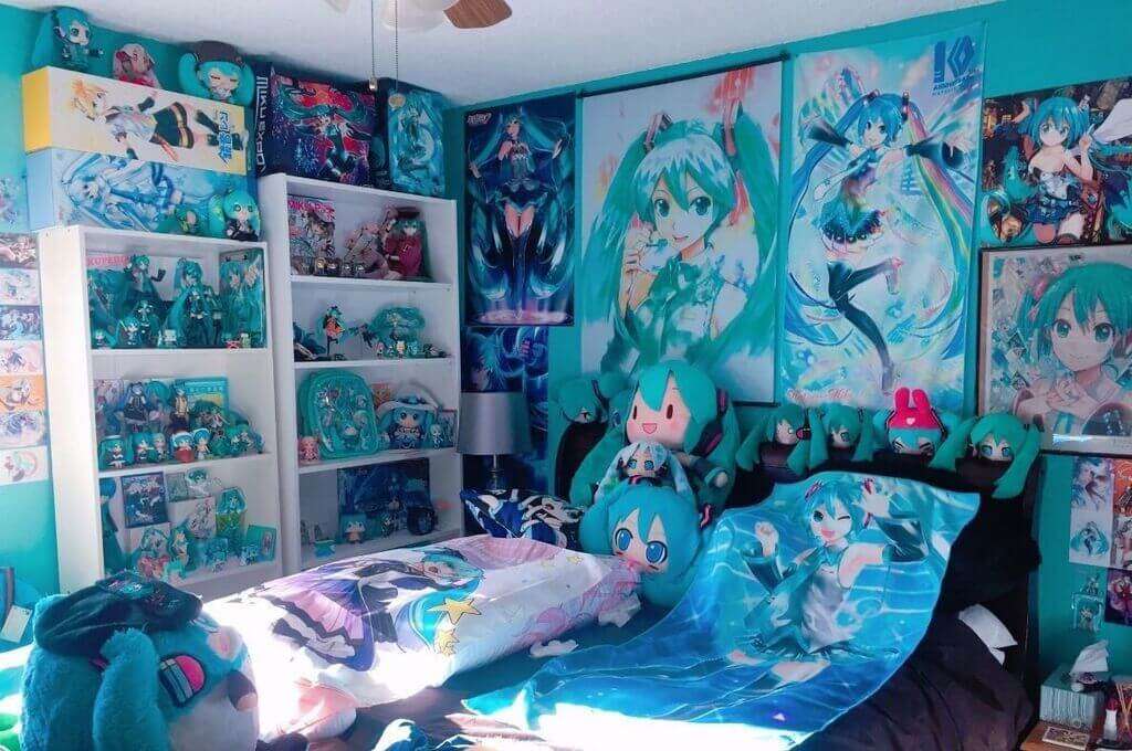 Phòng ngủ anime dần trở thành một xu hướng được ưa chuộng hơn bao giờ hết