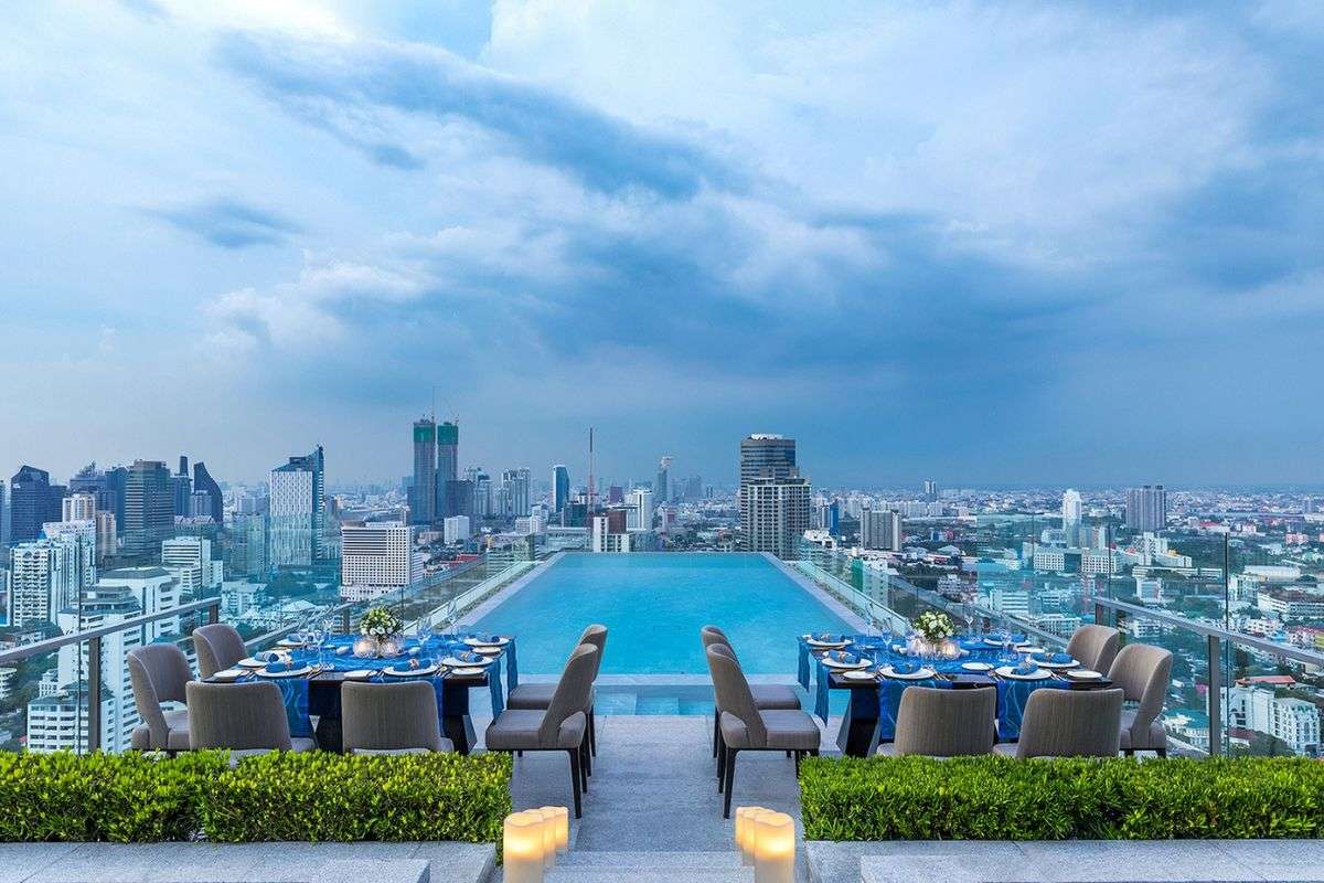 Thiết kế độc đáo tạo cảm giác sống trong một khu nghỉ dưỡng. Thiết kế độc đáo tạo cảm giác sống trong một khu nghỉ dưỡng.