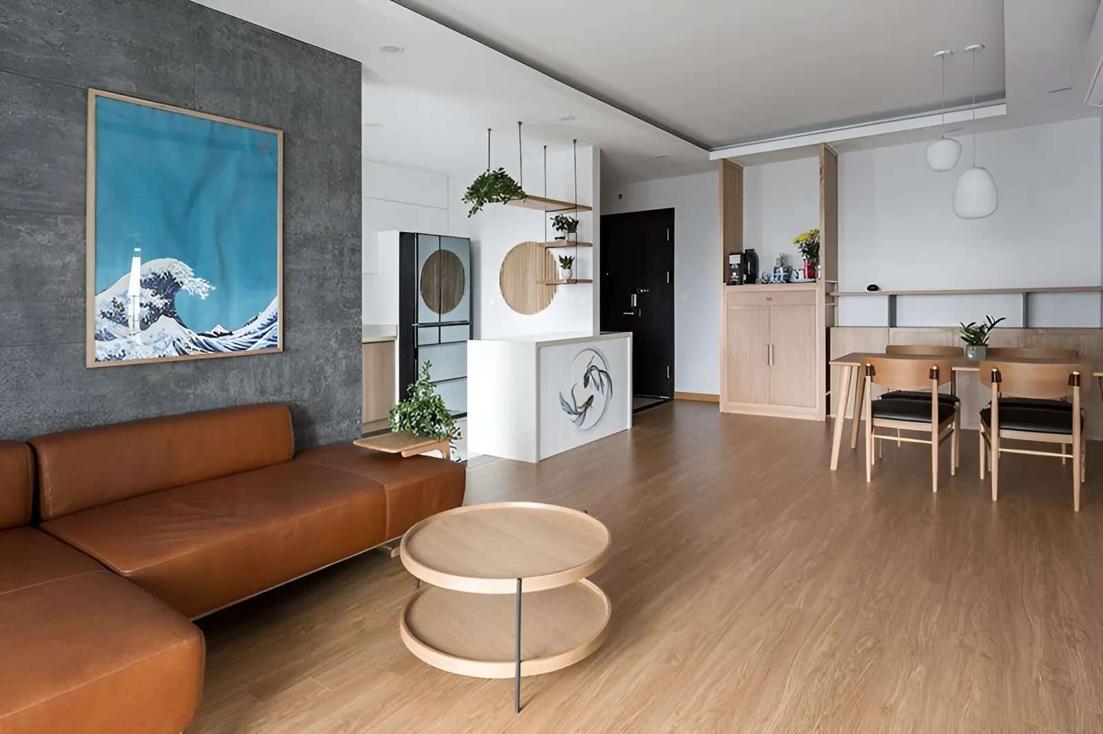 Nội thất chung cư tối giản mang đến không gian sống thoải mái và gọn gàng