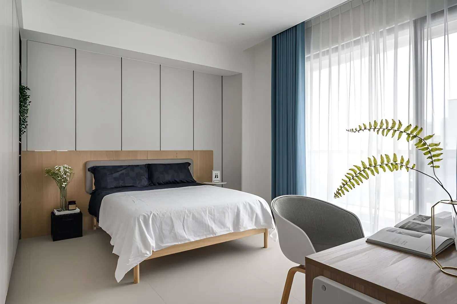 Đơn giản hóa nội thất cho căn phòng ngủ chung cư