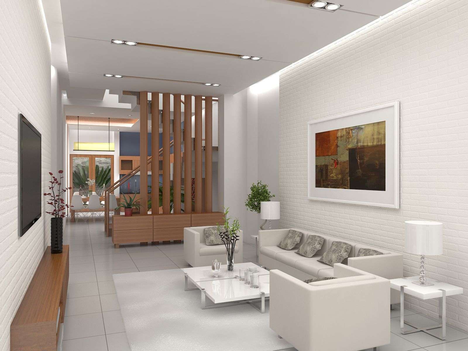 Phong cách Minimalism trong thiết kế nội thất phòng khách 20m2 nhà ống Phong cách Minimalism trong thiết kế nội thất phòng khách 20m2 nhà ống